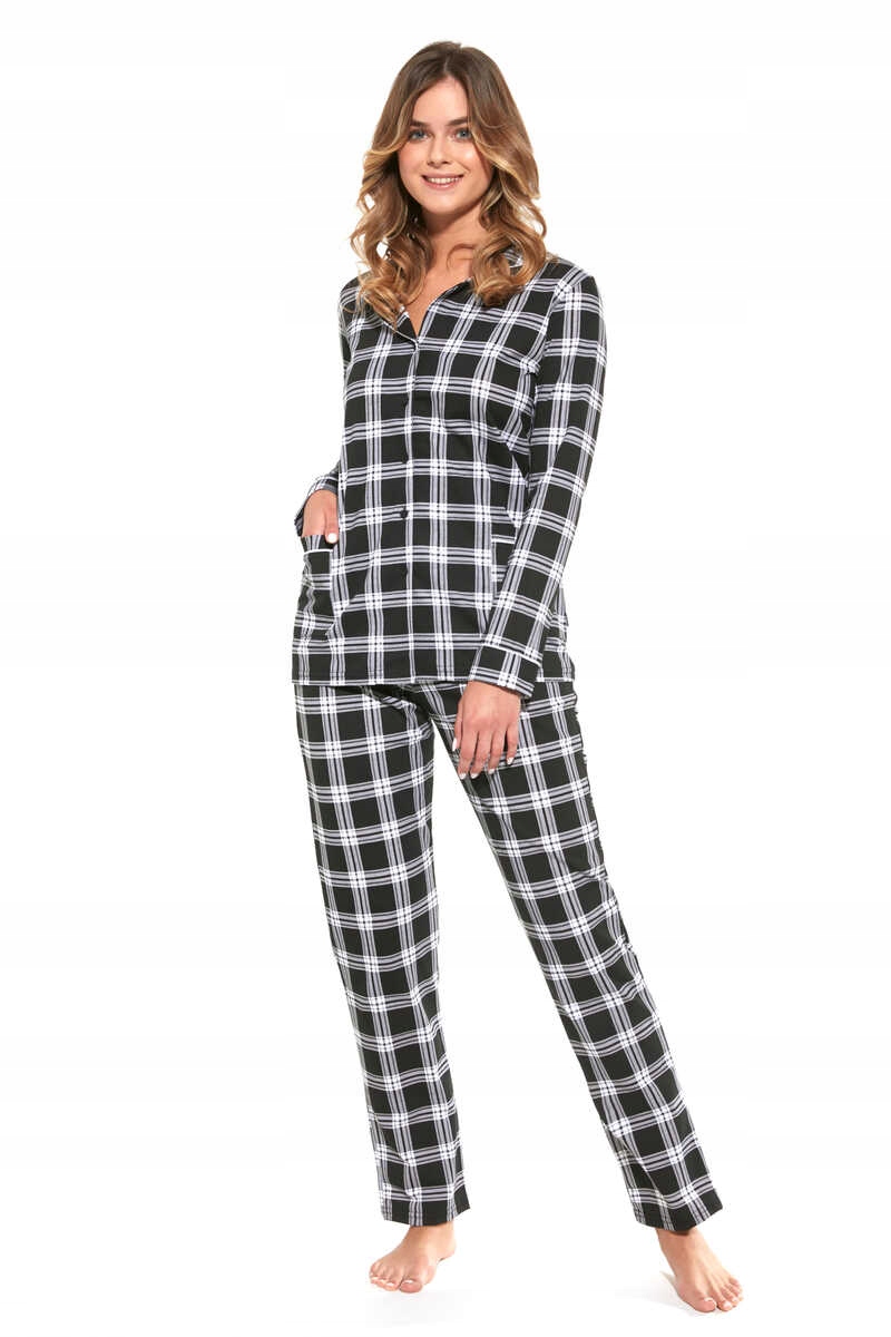 Cornette Pyžamo Tiffany 482/321 černé 2XL