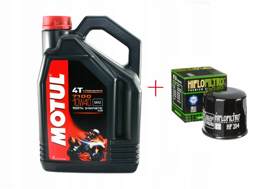 

Olej Motul 7100 MA2 4L 10W40 Filtr Hiflo HF204
