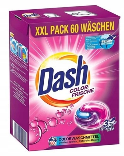 Levně Dash Color Frische 3v1 Laundry Kapsle 60 ks