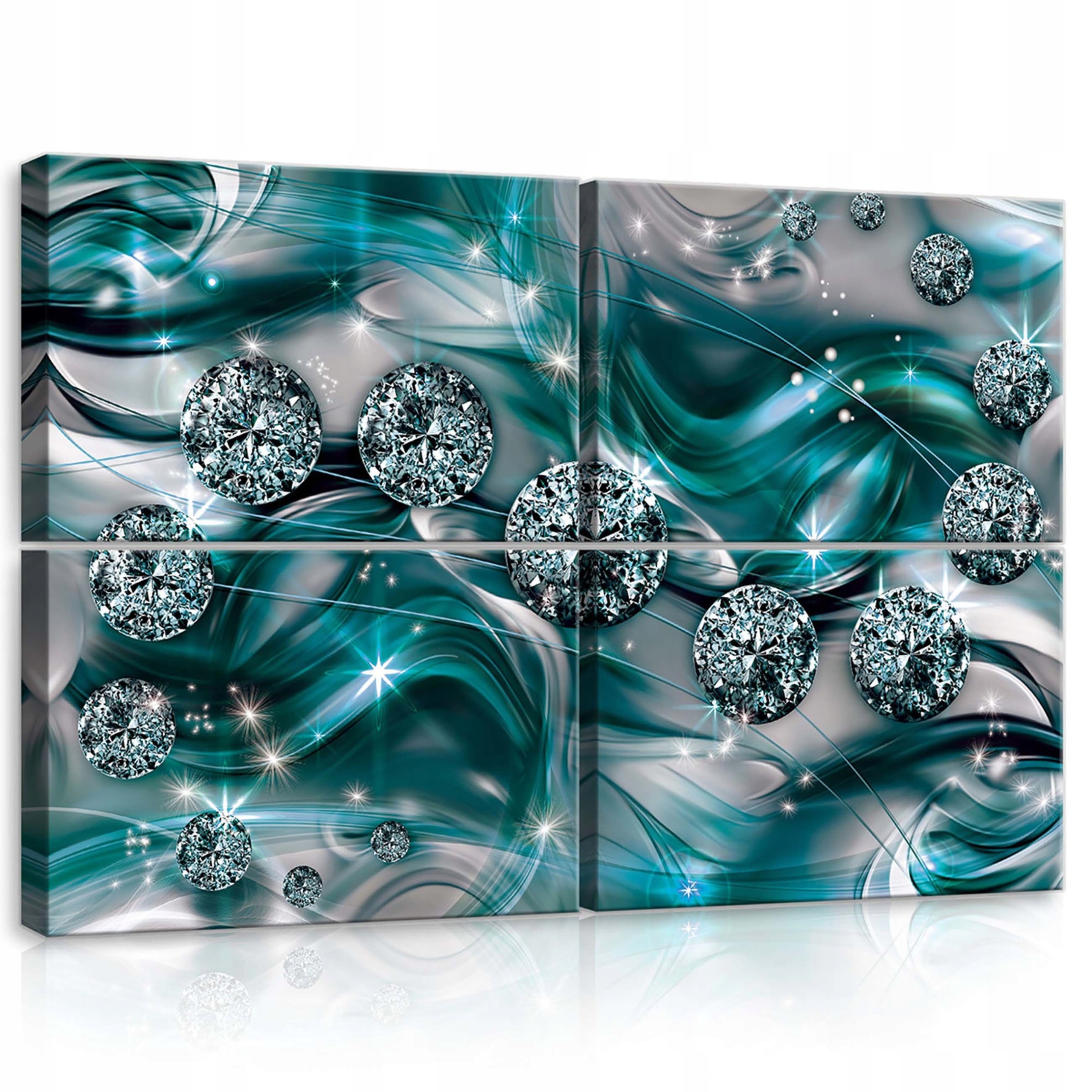 Obraz 120x80 Diamanty kryštály lesk abstrakcia moderný elegantný