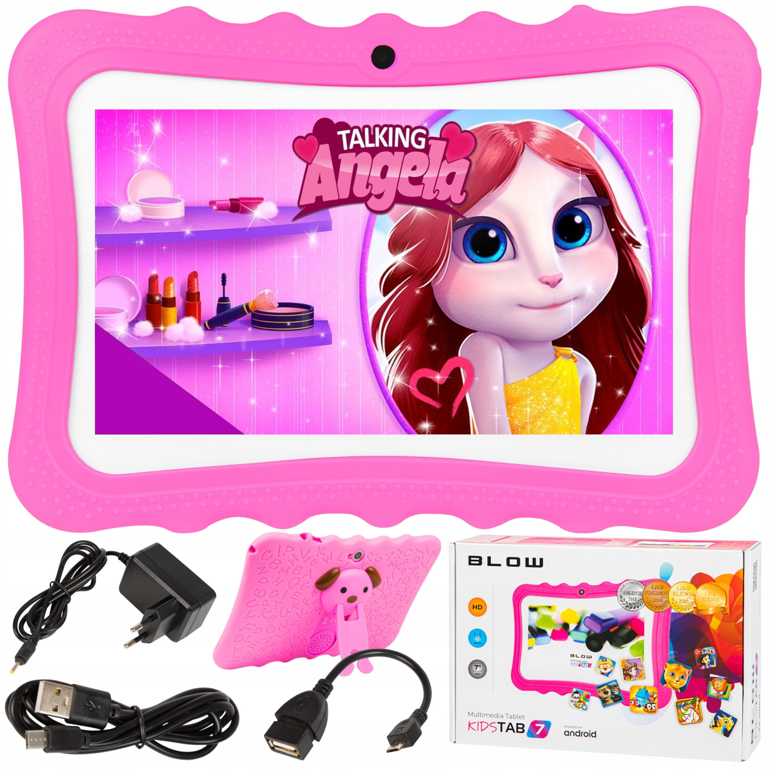

Tablet Dla Dzieci KidsTAB 7 2/32GB Gry Etui Zestaw