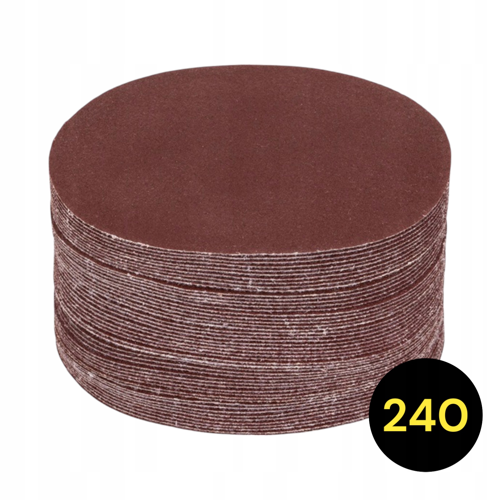 Krążek Papier Ścierny Rzep Dysk 125mm -50szt. p240