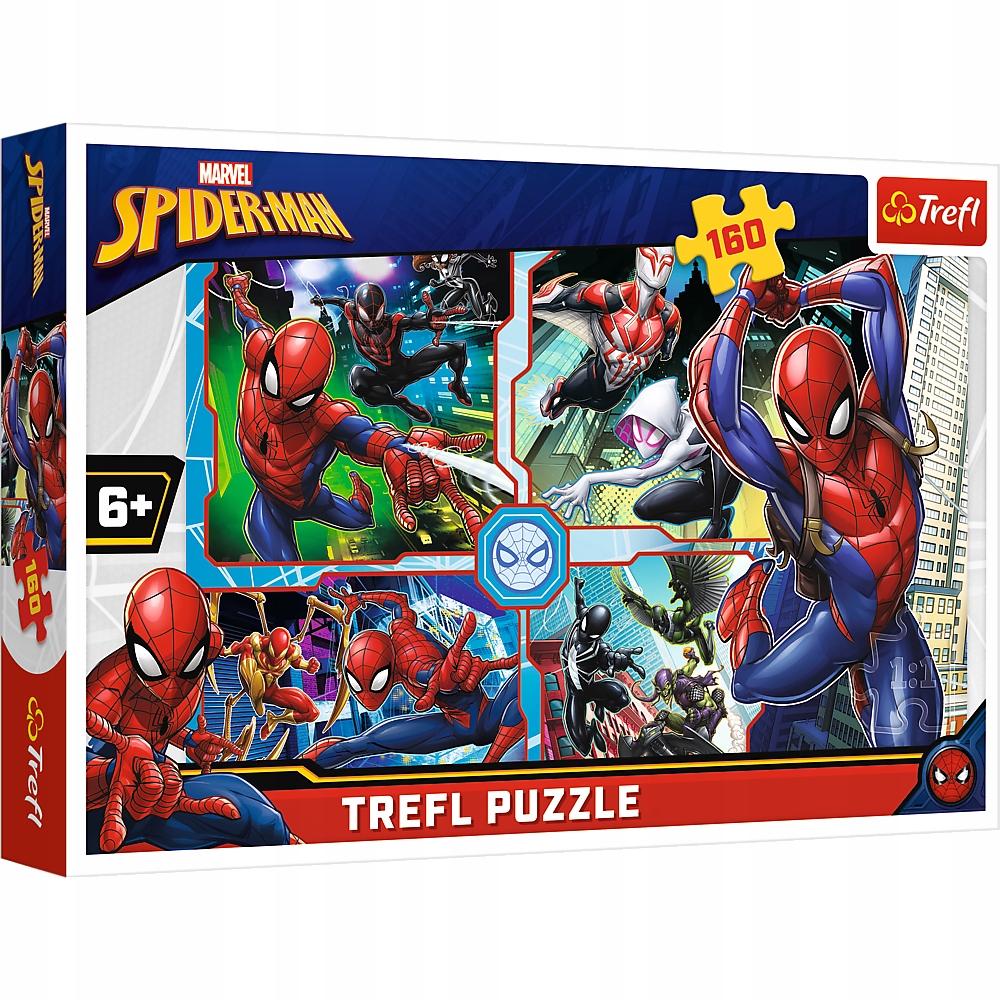PUZZLE SPIDERMAN NA RATUNEK SPIDER- MAN 160 ELEM.