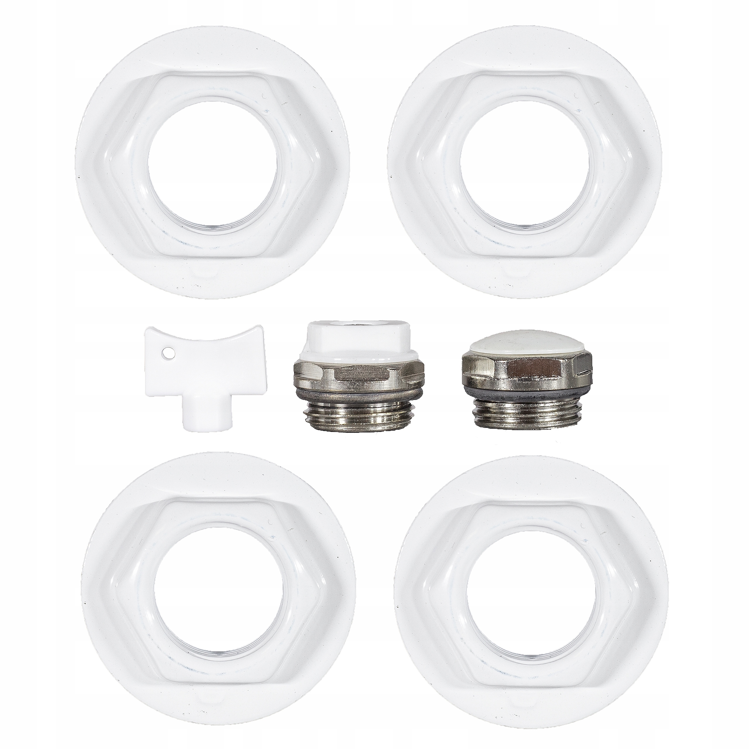 KOREK KORKI GRZEJNIKA ALUMINIOWEGO 1x1/2 KOMPLET