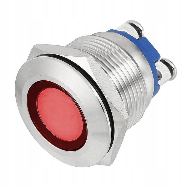 

Metalowa kontrolka Led 14mm 12V metalowa czerwona