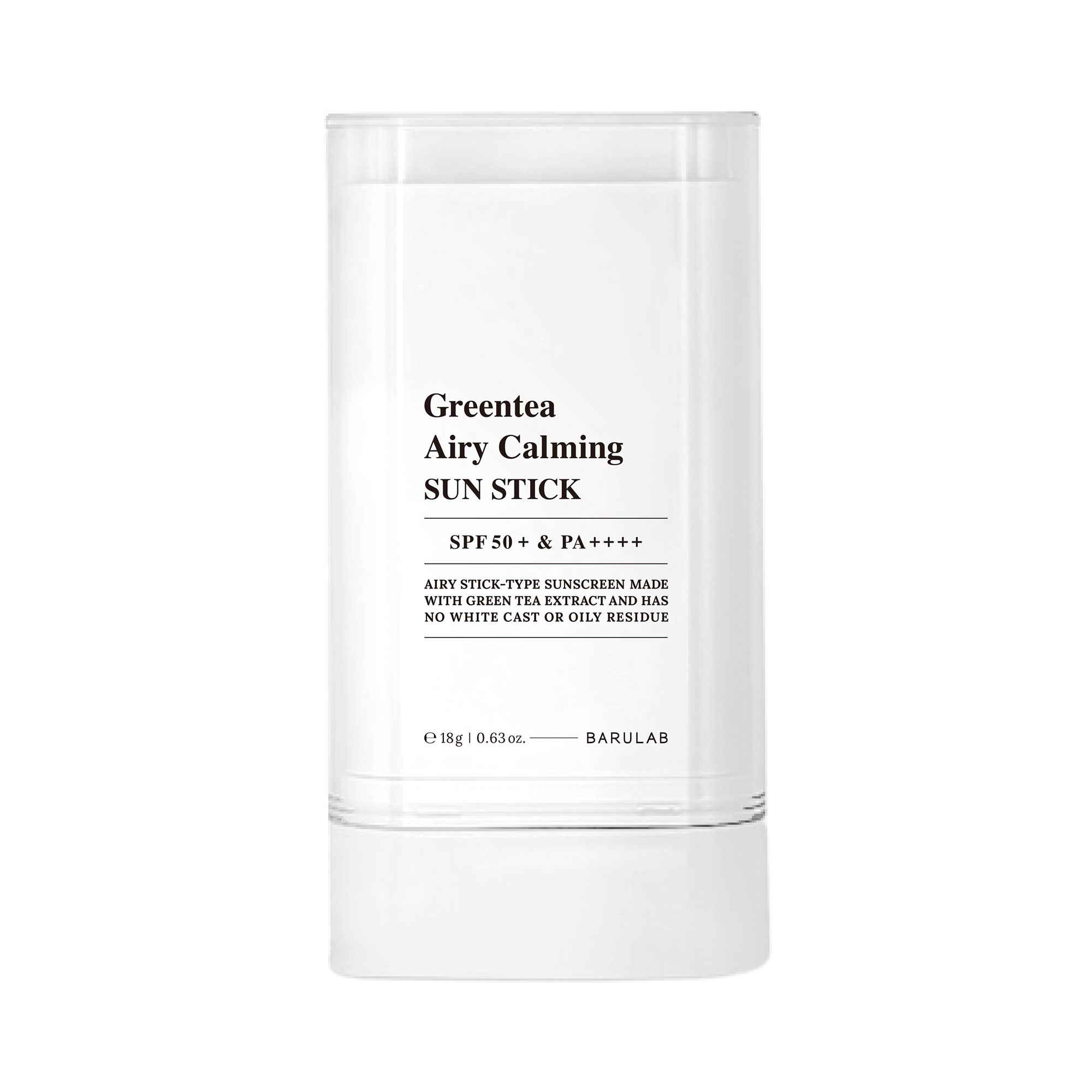 Uv ochranný krém na obličej Barulab Greentea 50 Spf na den 19 ml