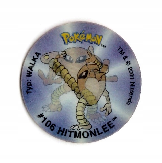 POKEMON Lays TAZO 2 #106 Hitmonlee