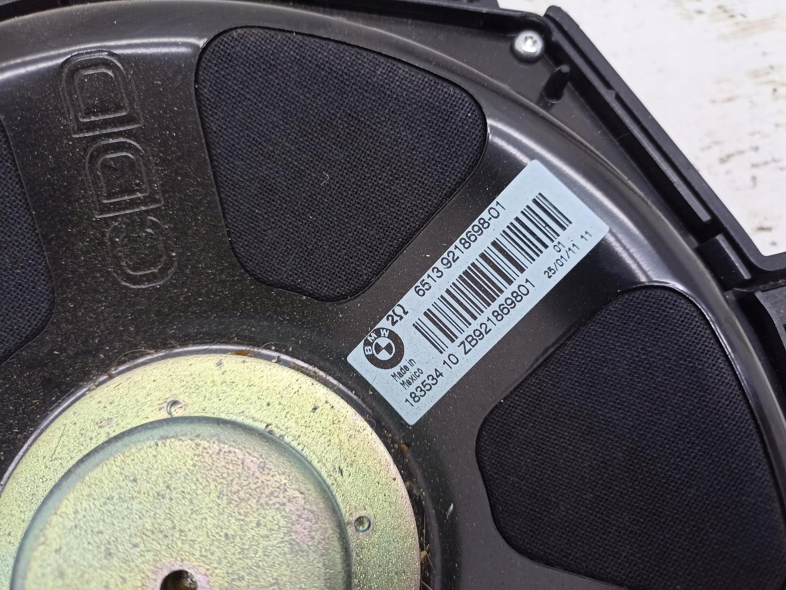 speaker SUBWOOFER BMW X6 E71 / LCI 9218698 07-14