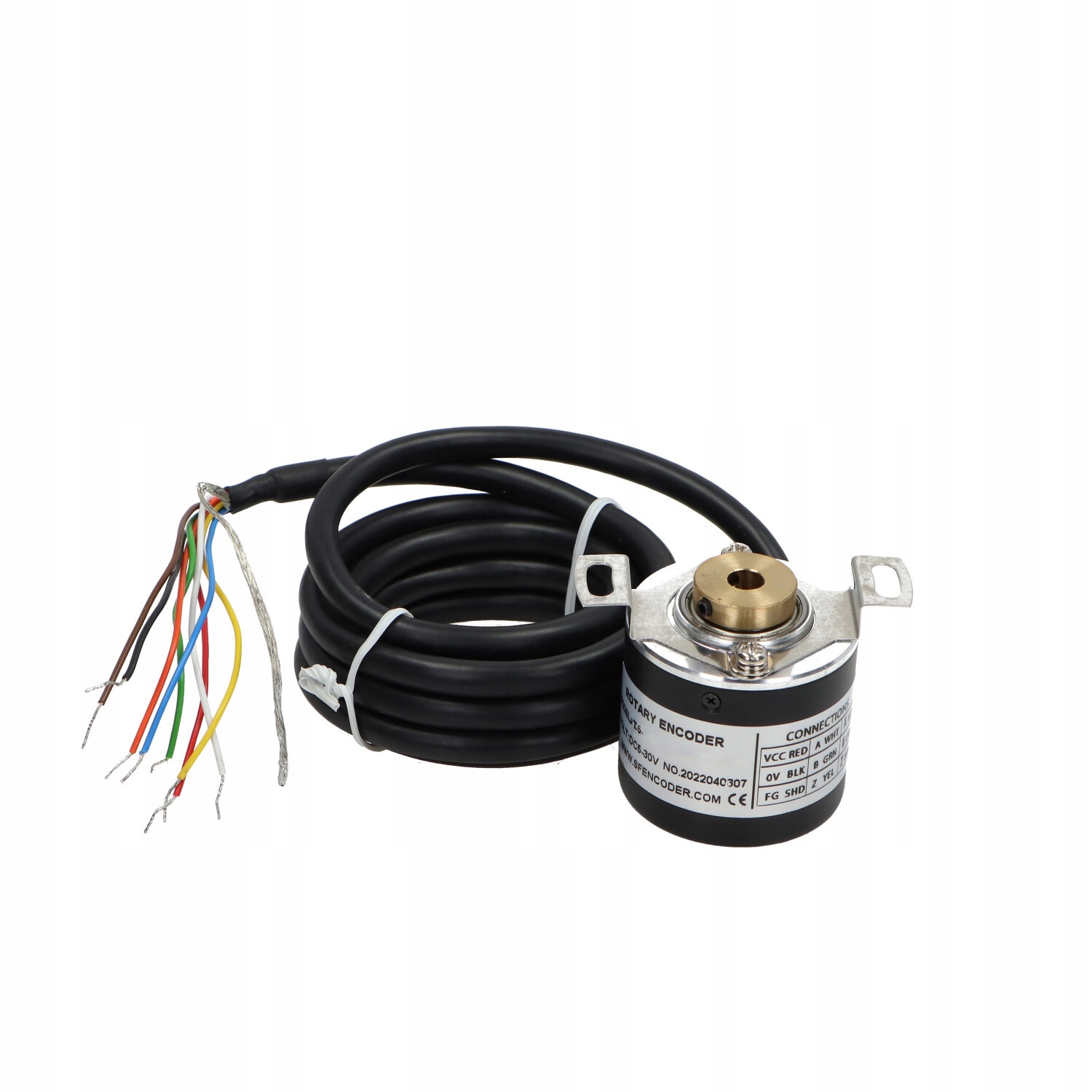 Enkoder inkrementalny obrotowy PKB3806-100-G5-30T, 100 imp/obr, 5-30VDC, fi