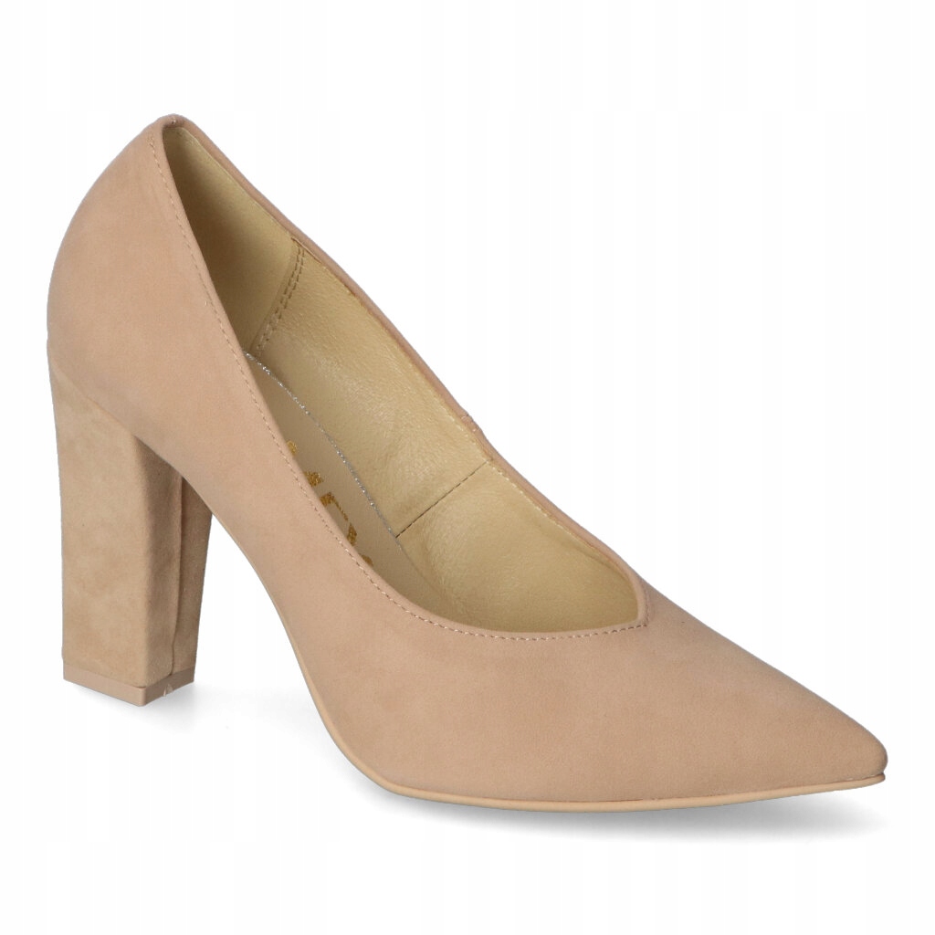 Boty Kamex-But 820 Béžová semišová velikost 38