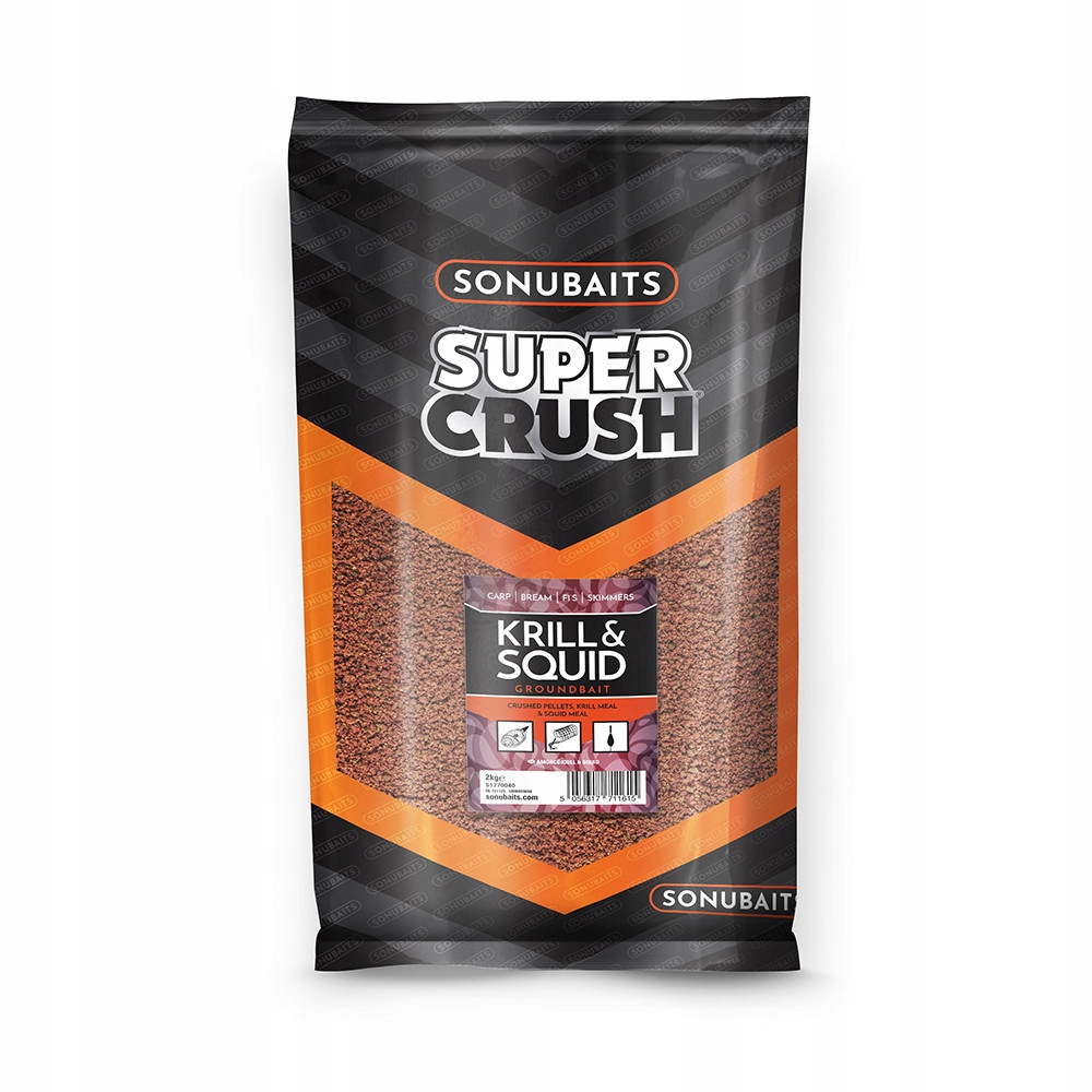 Zanęta Sonubaits metoda spławikowa i gruntowa 2 kg Krill & Squid