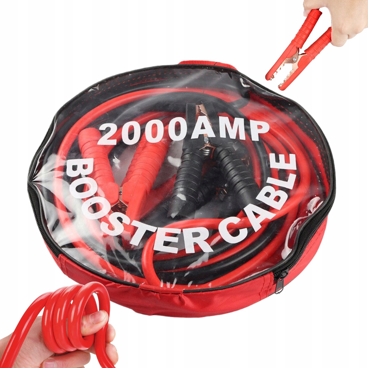 2000A Mocne Kable Przewody Rozruchowe 4M Grube Kable Przewody