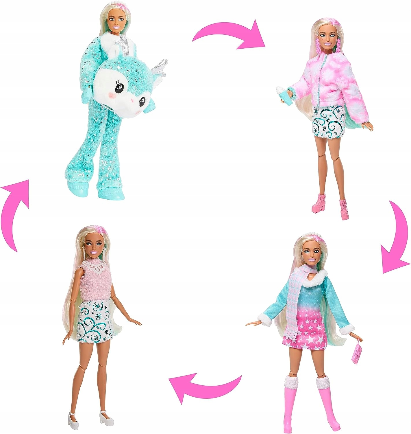 LALKA BARBIE KALENDARZ ADWENTOWY COLOR REVEAL lalka + 23 niespodzianki Płeć chłopcy