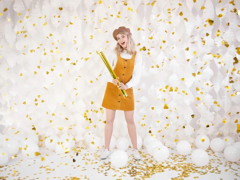 TUBY STRZELAJĄCE KONFETTI ZŁOTE SERDUSZKA WYRZUTNIA NA ŚLUB WESELE 60cm 4 Kod producenta ARMATKA ZARĘCZYNY URODZINY IMPREZA WALENTYNKI