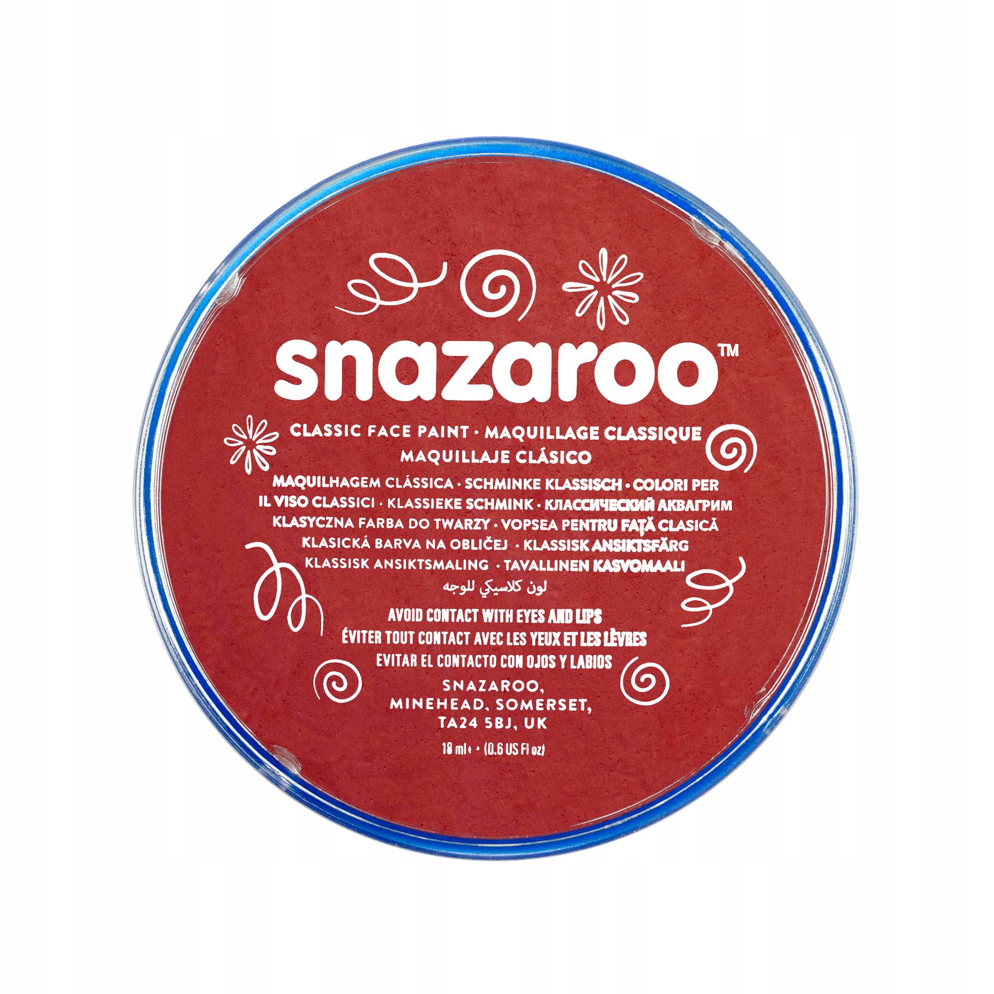 

Farba Do Malowania Twarzy Burgund 18ml Snazaroo