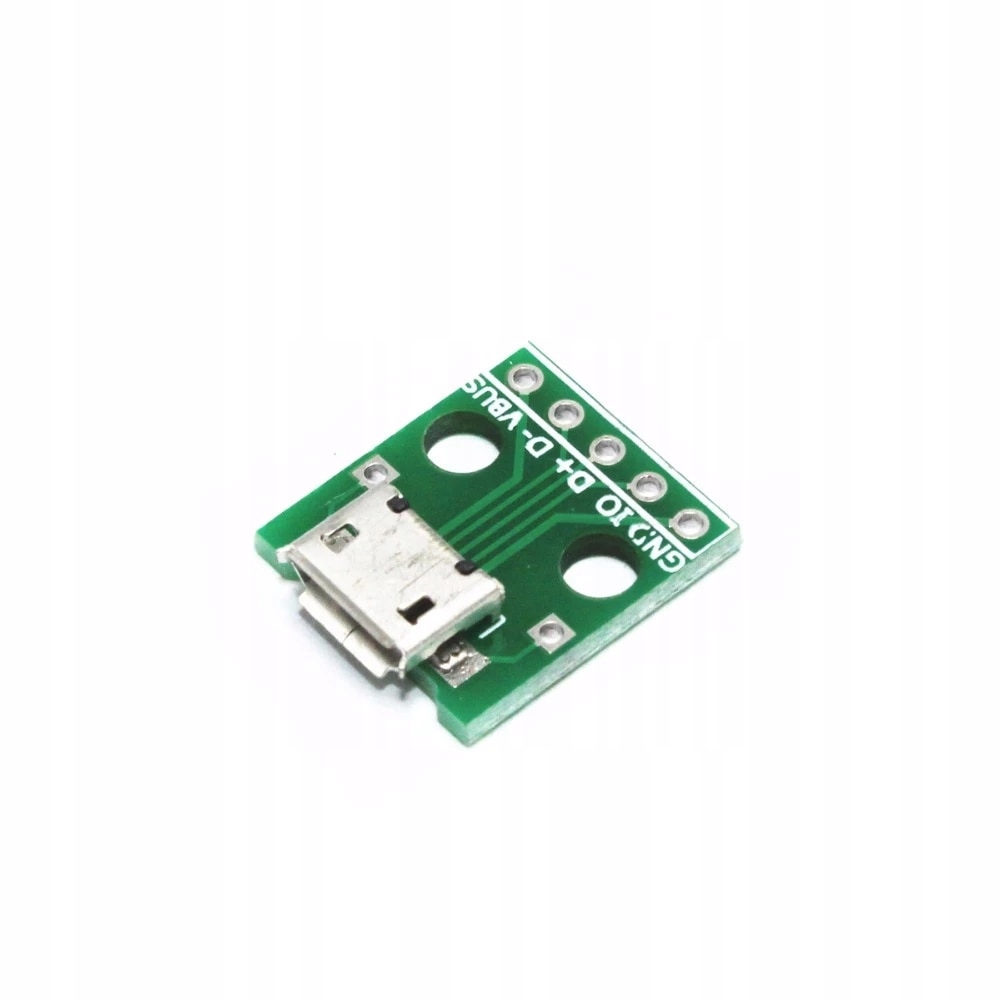 Adapter Micro USB do DIP 5 pin goldpin