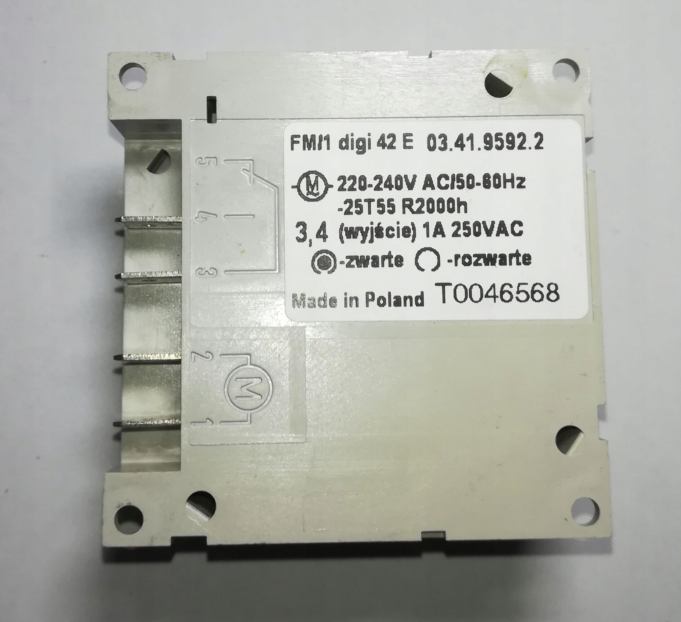 Wyłącznik zegar programator czasowy Grasslin 1A Marka Grässlin