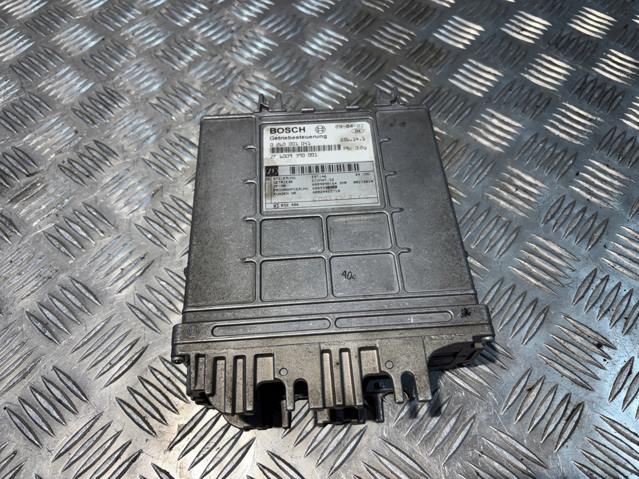 control unit gearboxes ZF ECOMAT G2 6009390001 0260001041