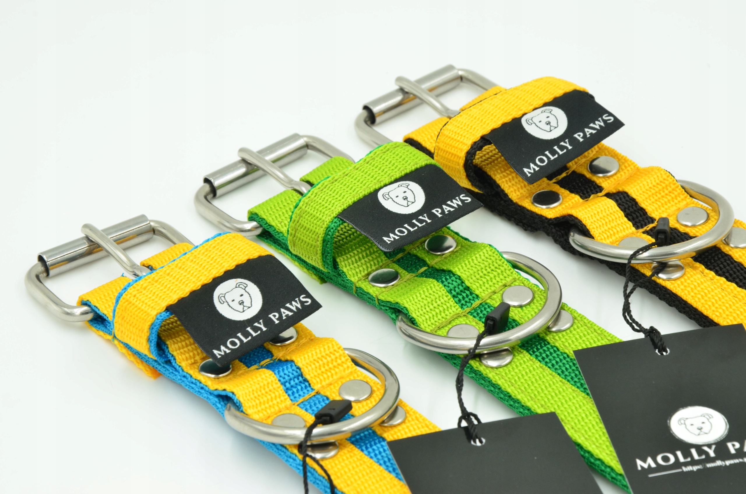 Levně Obojek pro psa dvoubarevný 4 cm