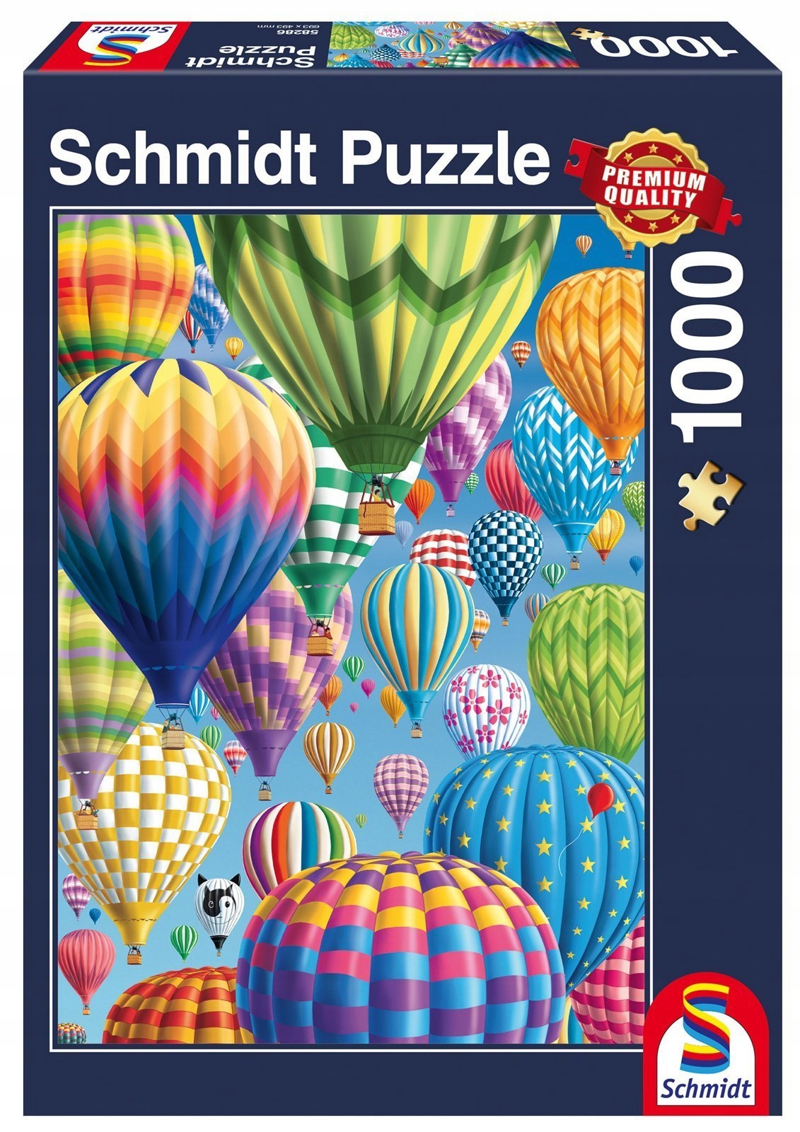 

Schmidt Pq Puzzle 1000 el Balony na niebie