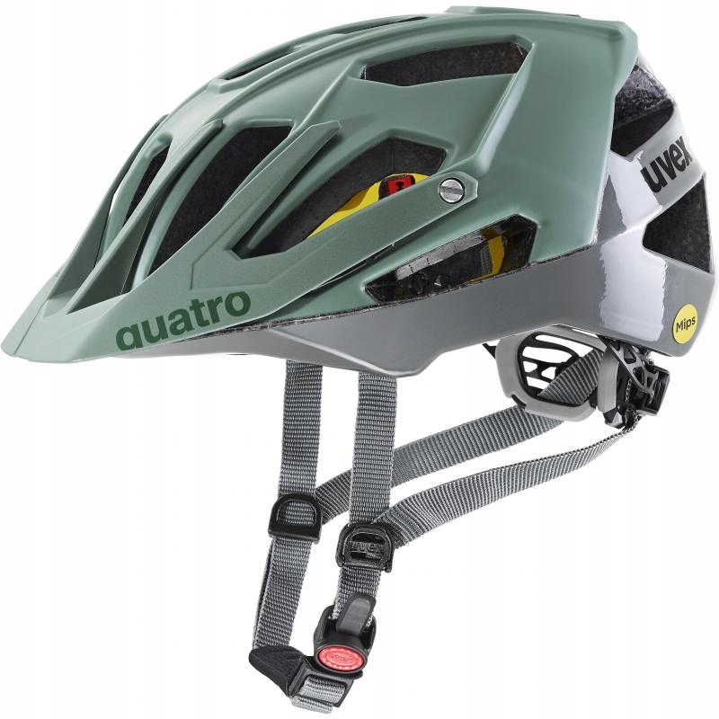 Uvex Přilba Quatro CC Mips mechově zelená nosorožčí 52-57 cm