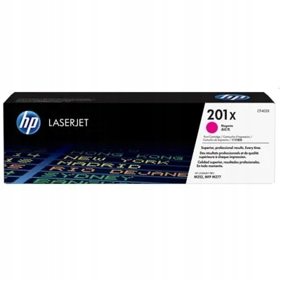 Originální toner Hp 201X CF403X Purpurový Magent červený LaserJet