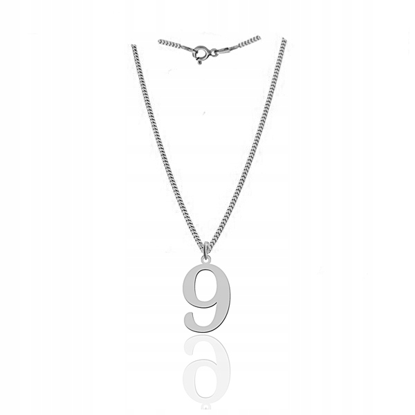 

Naszyjnik Cyfra Cyferka Numerologia Liczba Srebro