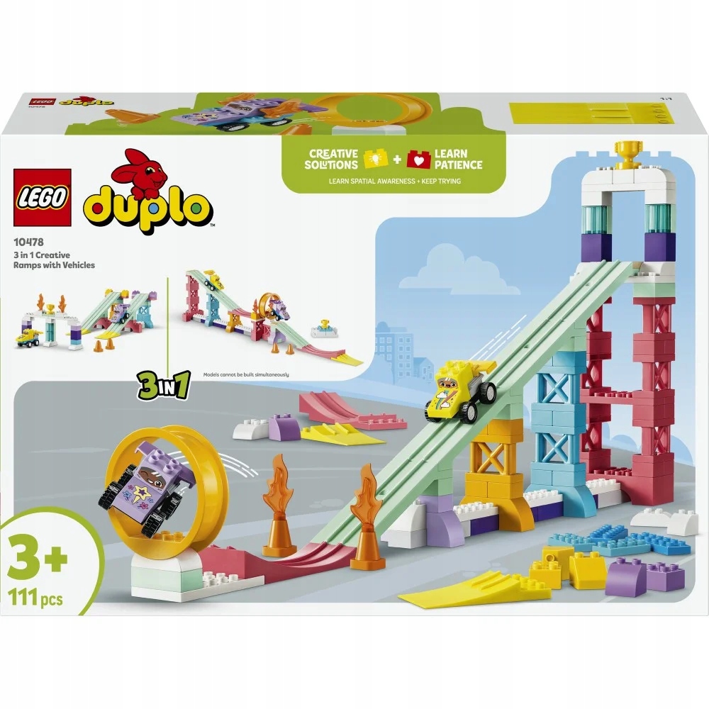 Lego Duplo Town Kreativní rampy 3v1 s vozidly 10478
