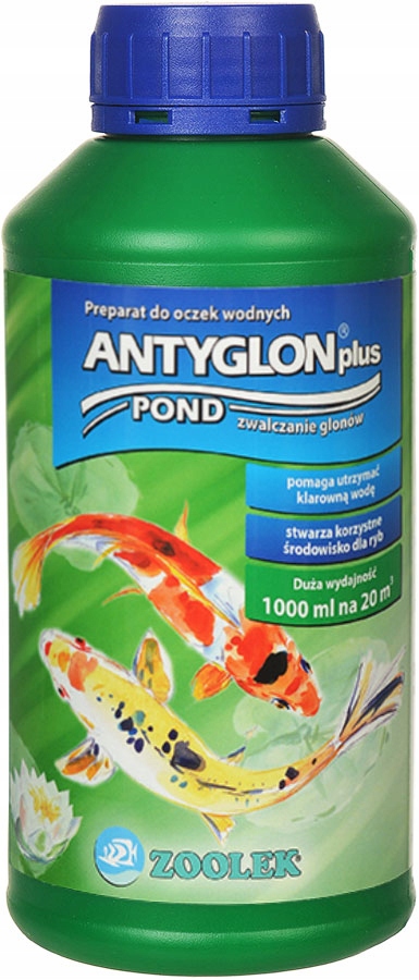 

Zoolek Antyglon Pond Plus 500ml Zwalcza Glony