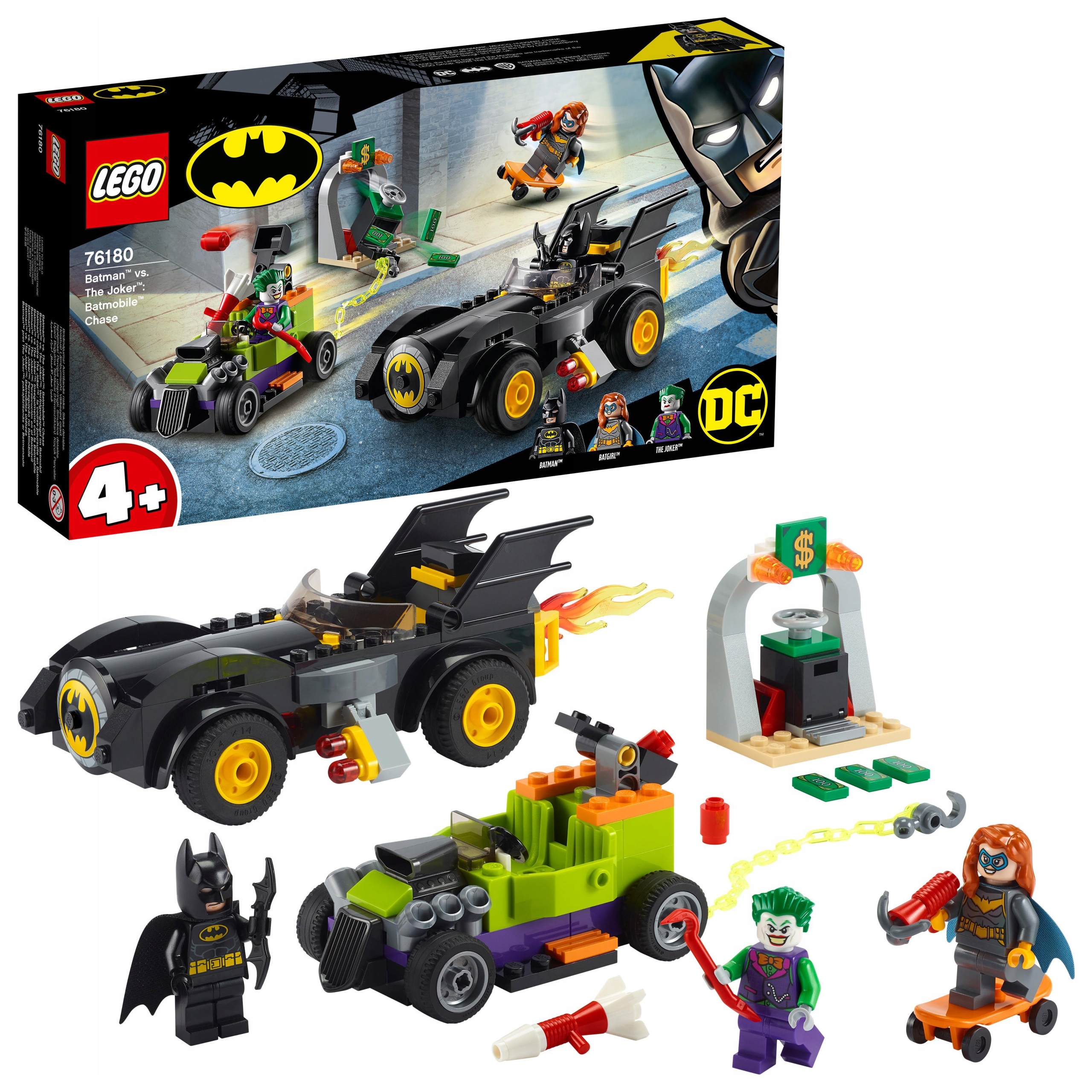 

Lego Heroes Batman vs Joker pościg 76180