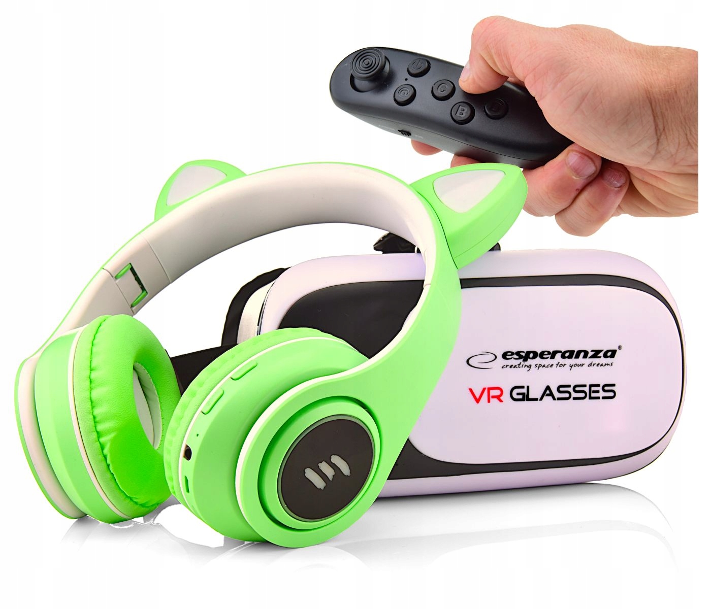 PREZENT NA GWIAZDKĘ GOGLE VR 360+GAMEPAD BT