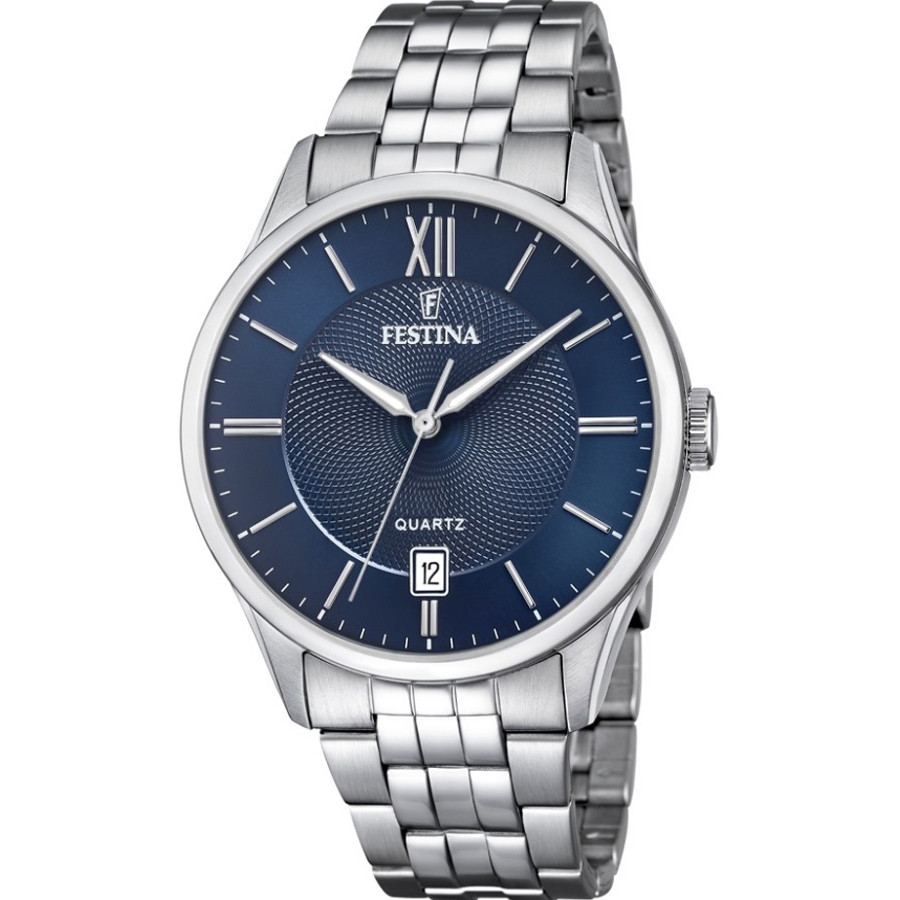 Pánské Hodinky Festina F20425-2 stříbrné
