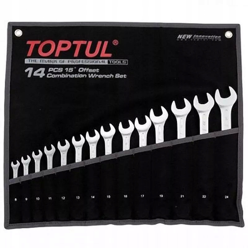 Sada Očkových Kľúčov 14 ks 8-24 mm Hi-Performance Toptul GPAX1402