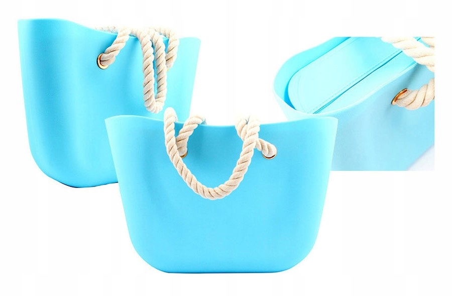 O TORBA GUMOWA TOREBKA HOBO JELLY SHOPPER BAG TGLB