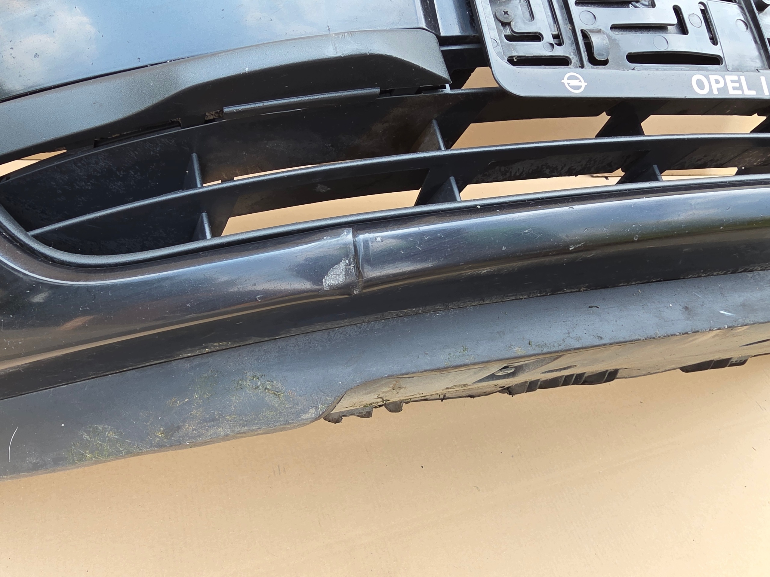 bumper front front OPEL MERIVA B 10-13 grille complete