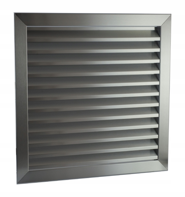 Ventilační mřížka kovová inox 25x25