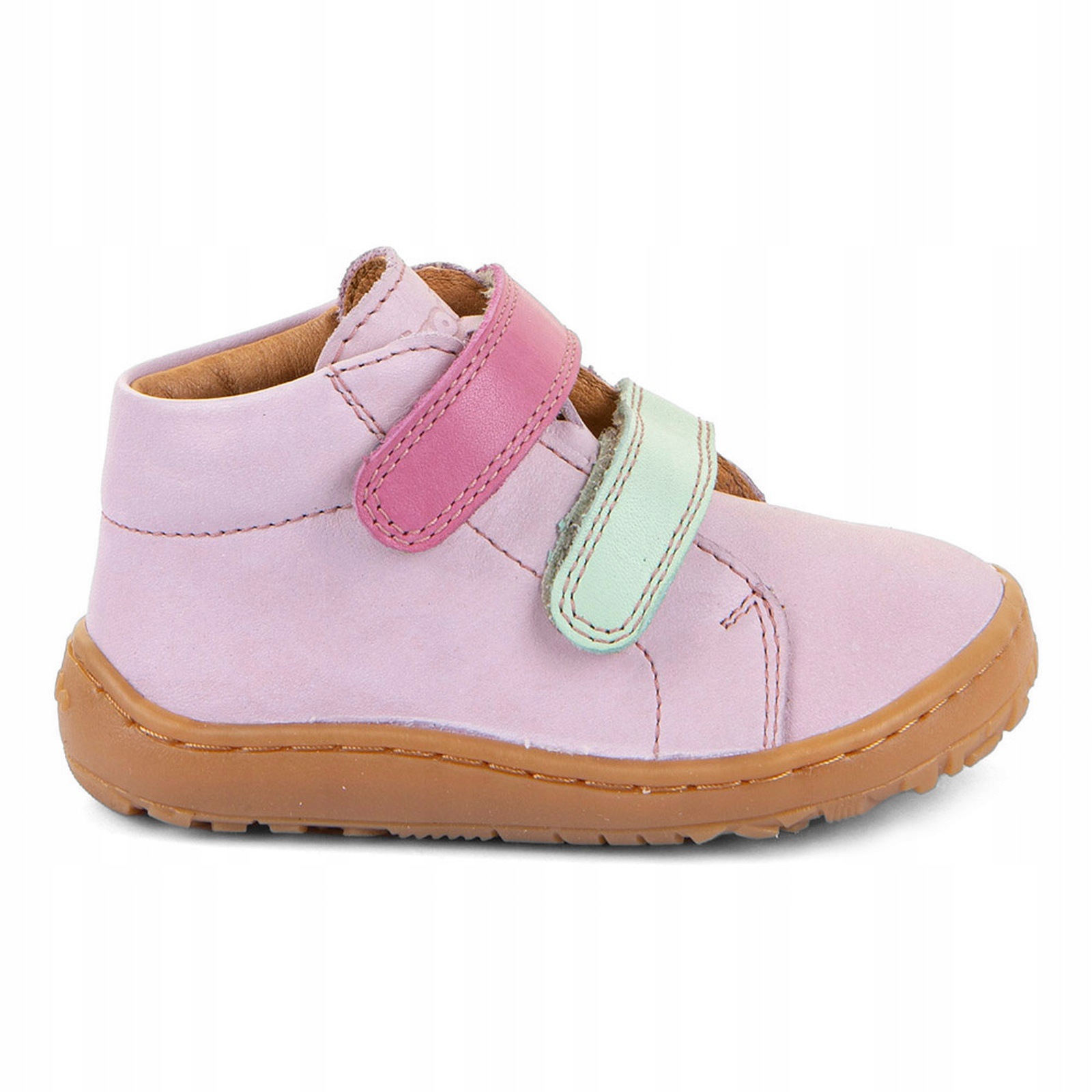 Buty barefoot przejściowe dziecięce na rzepy Froddo First Step Pink 22