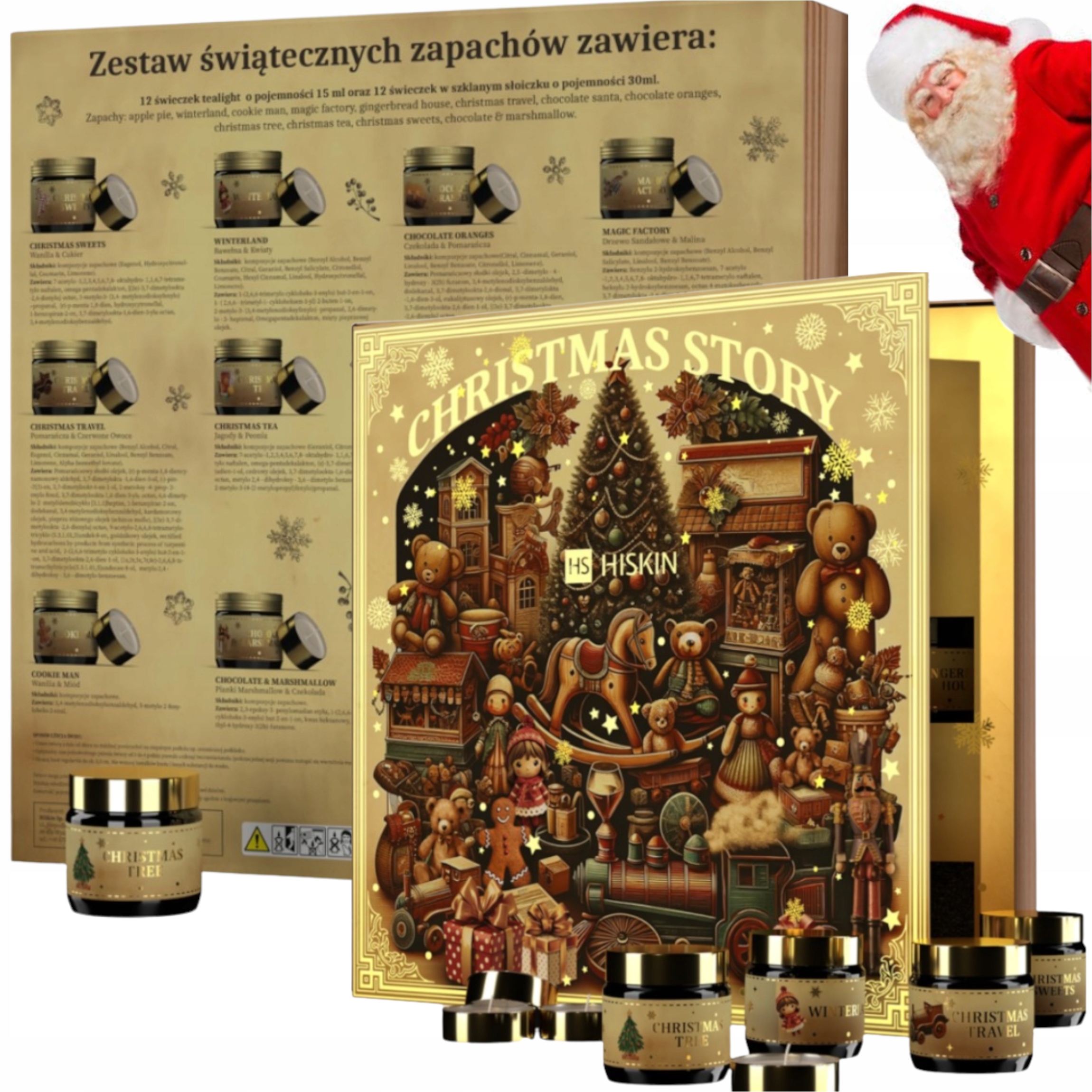 Voňavé Sójové Sviečky V Skle Adventný Kalendár 24ks Ako Darček