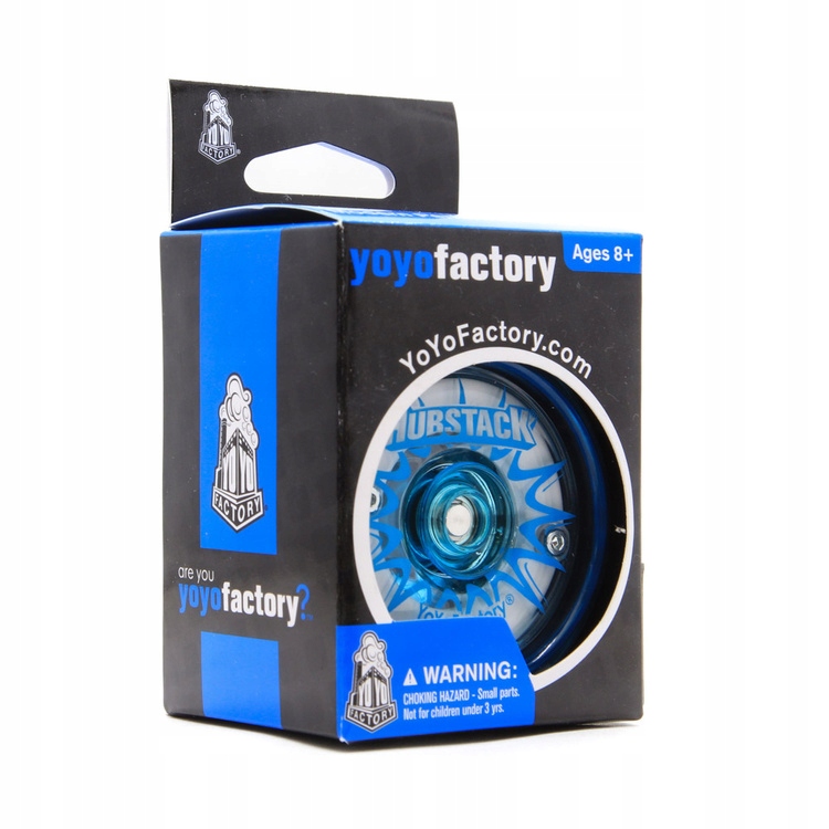 Yoyo na początek YoYoFactory Hubstack Niebieskie Waga 63 g