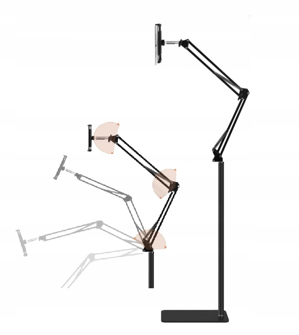 

Regulowany Stojak Na Telefon Podłogowy Duży 140cm