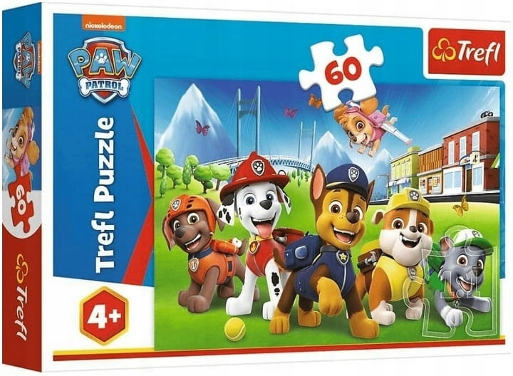 

Trefl Puzzle 60 elementów Psi Patrol na polanie