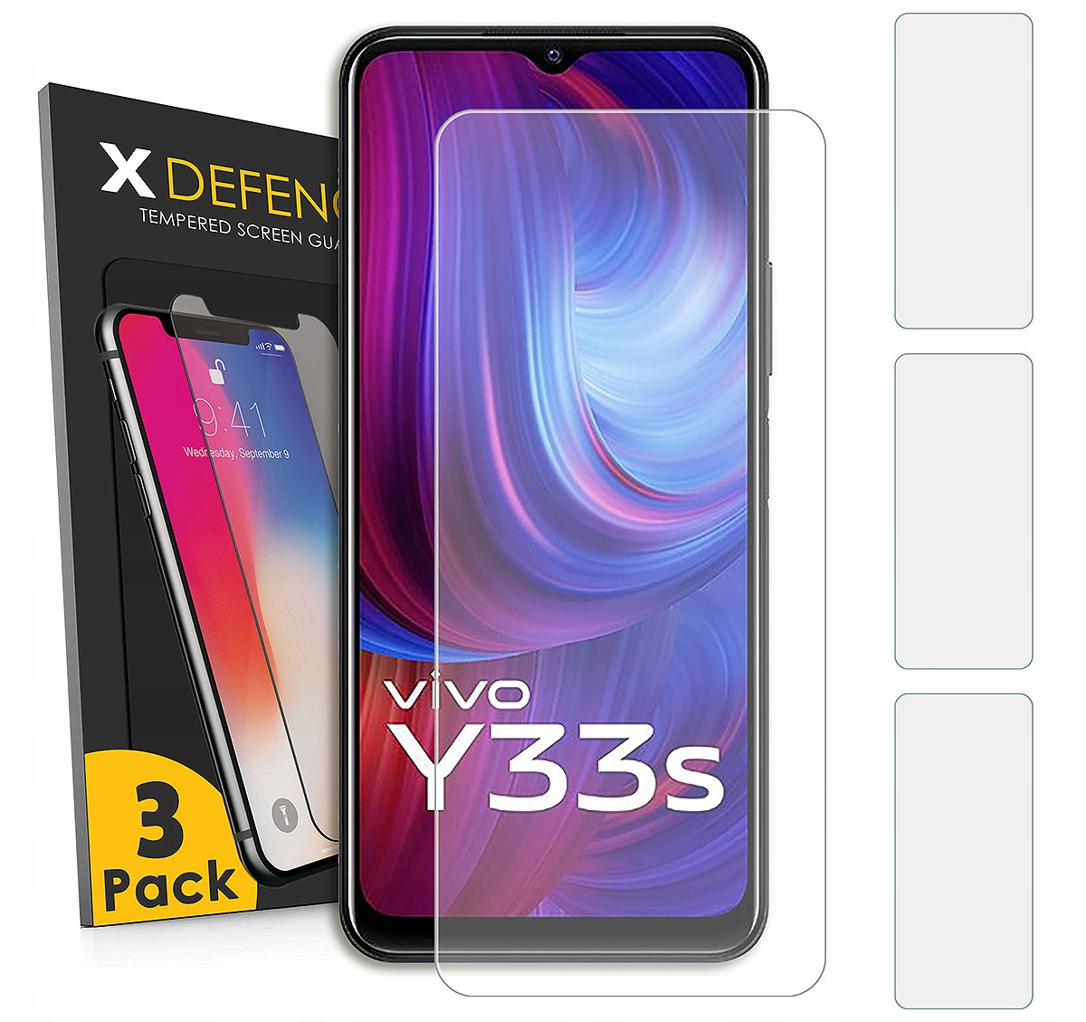 

3w1 Najlepsze Szkło Do Vivo Y33S