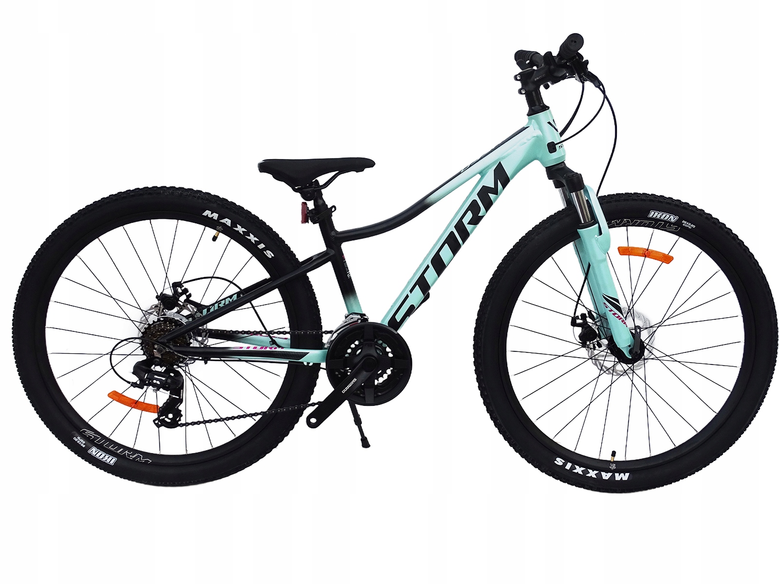 Rower 26 Storm Górski Mtb Aluminiowy Queen 1.0 13'' Turkusowo Czarny