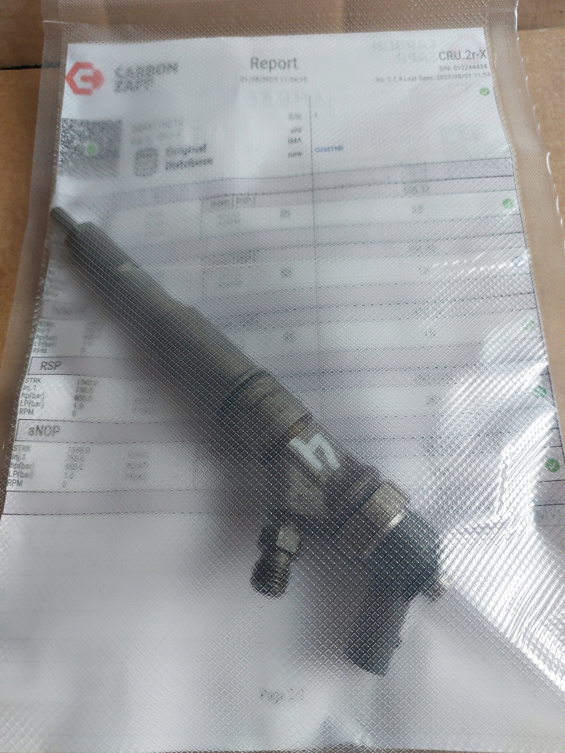 injector BMW 2.5D BOSCH 0445110212 WYDRUK