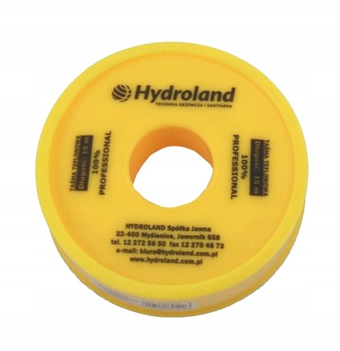 

Taśma teflonowa do gazu 15m x19mm x0,2mm