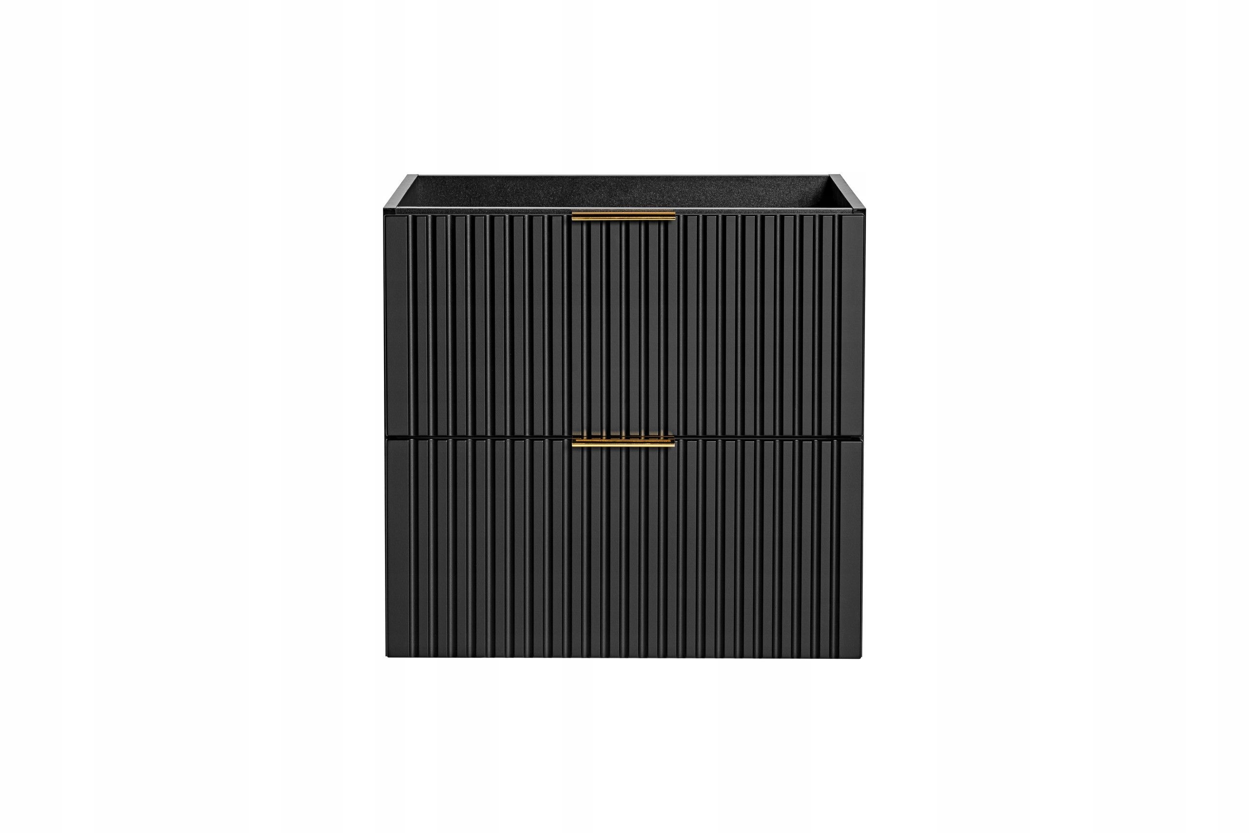 SZAFKA ŁAZIENKOWA 60 CM ADEL BLACK Głębokość mebla 46 cm