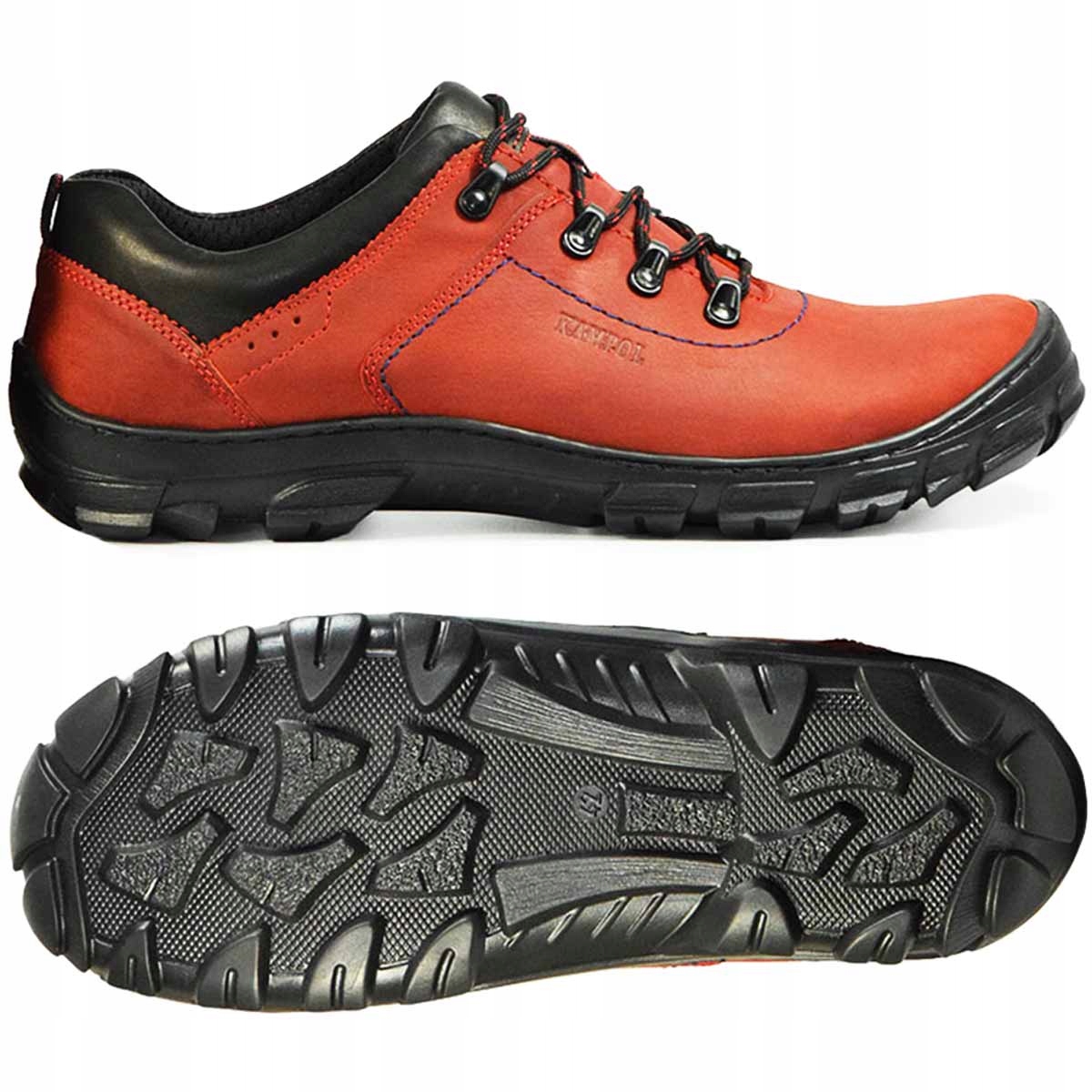 

Buty trekkingowe półbuty męskie czerwone 48 Kampol