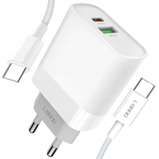 

Szybka Ładowarka 18W Kabel Usb-c Qc 3.0 Pd 3.0