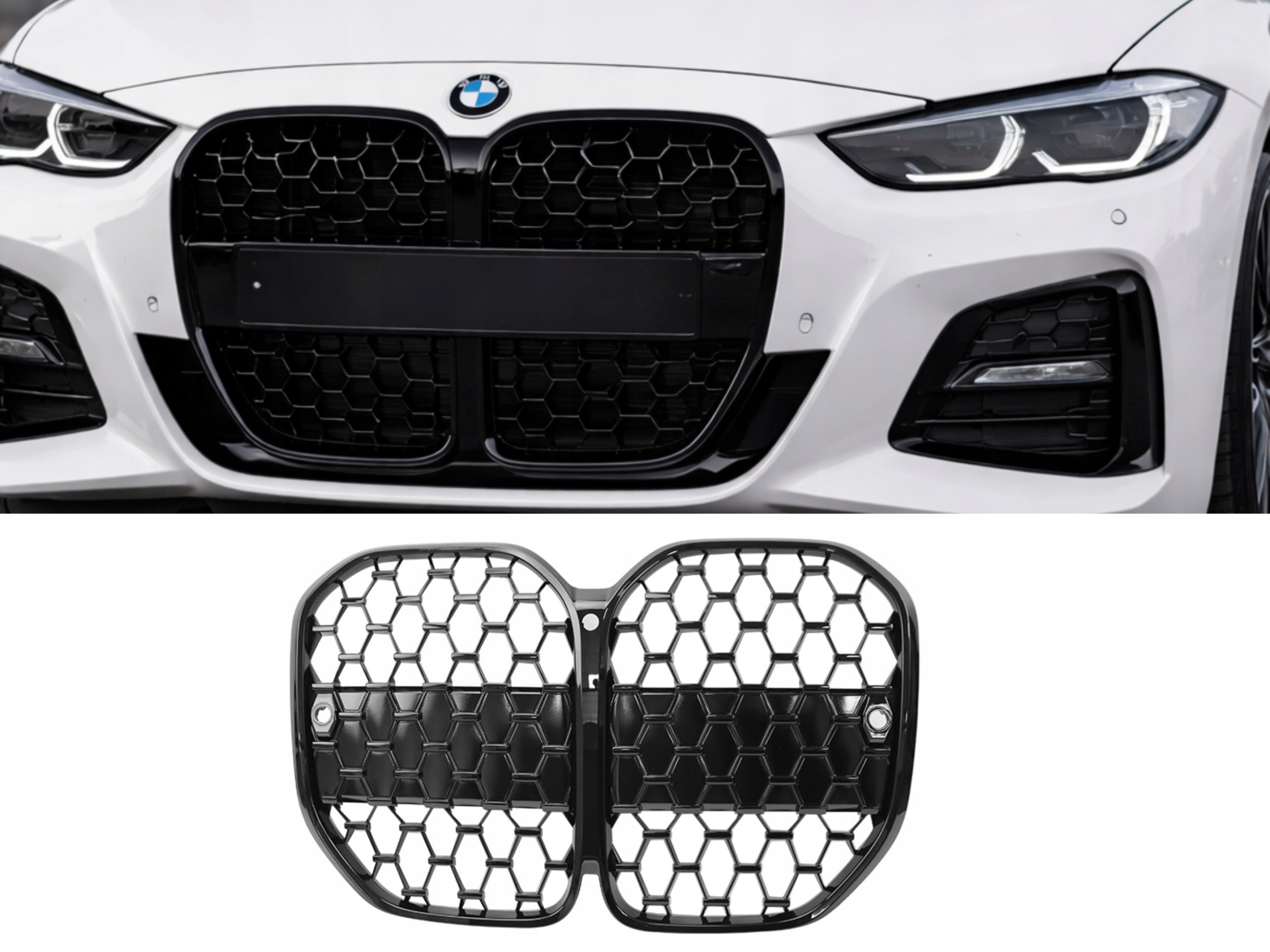 Gril bmw G22 Černý lesklý 2020+ diamond