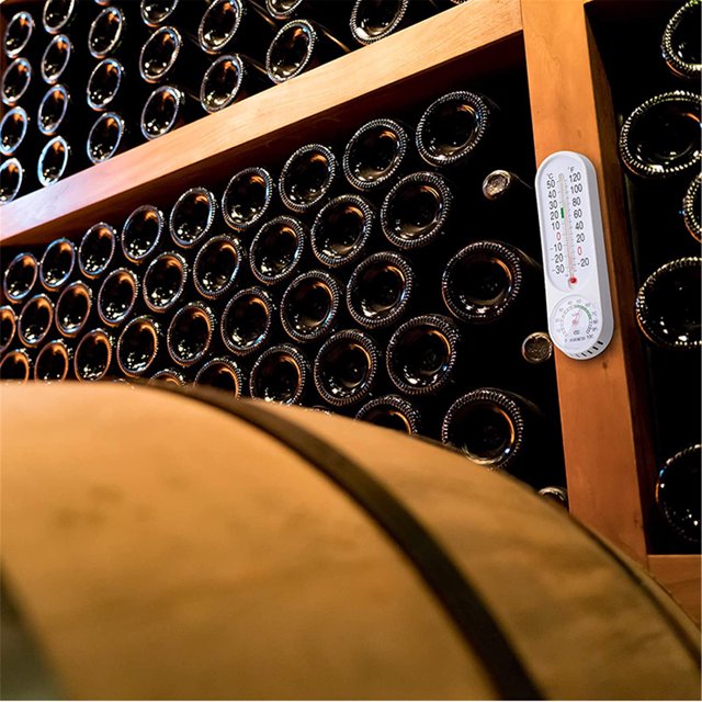 TERMOMETR Z HIGROMETREM ZEWNĘTRZNY WEWNĘTRZNY OGRODOWY STACJA POGODOWA Kolor biały